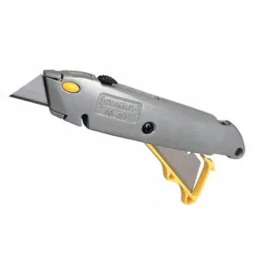 10-499 - KNIFE UTILITY 6IN METAL BODY 2-SIDED RETRACTABLE BLADE