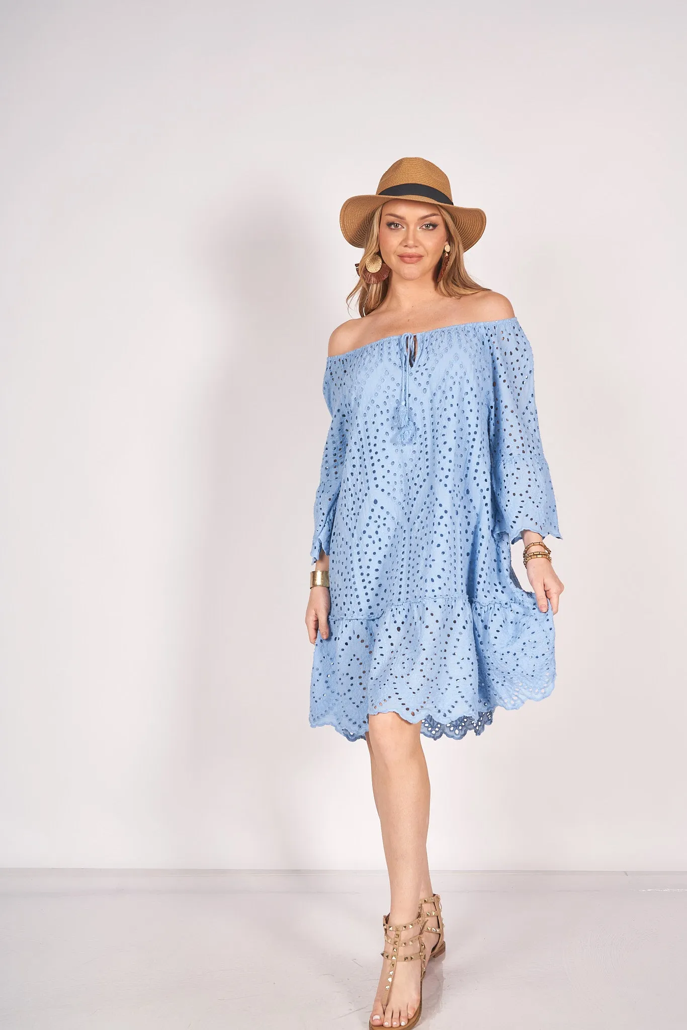 3/4 Sleeve Boho Dress