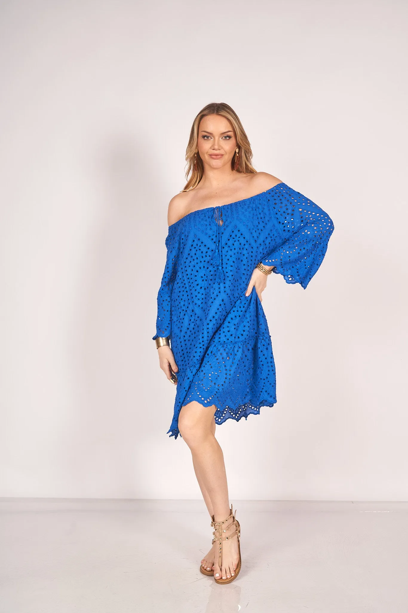 3/4 Sleeve Boho Dress