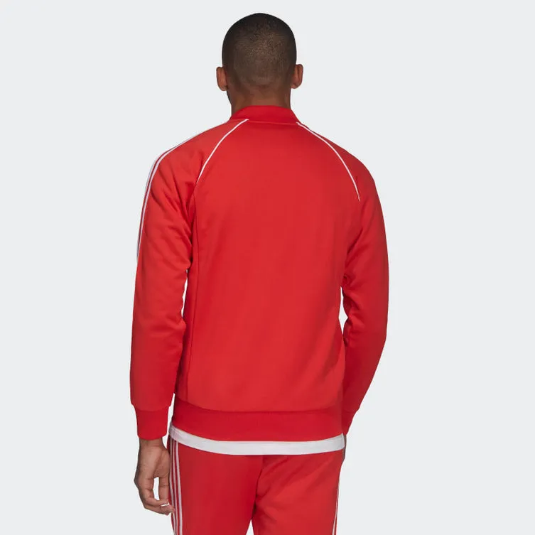 AD - Men 'Vivid Red & White' 3 Stripes Zipper AD35