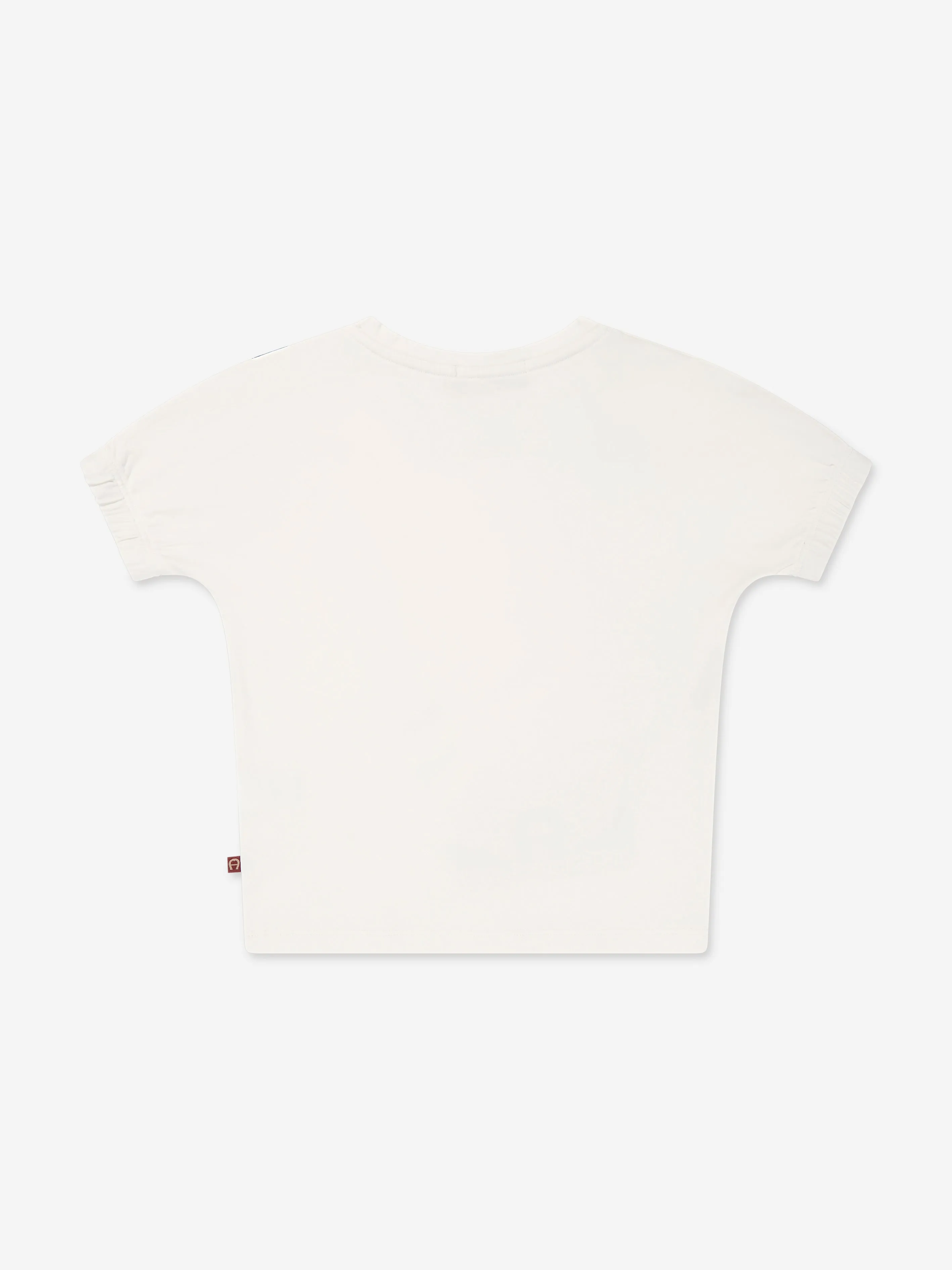 Aigner Girls Bag Print T-Shirt in Ivory