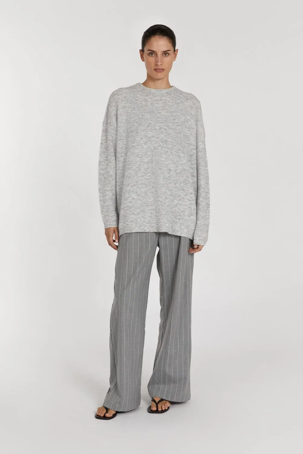 ANDERSON SILVER MARLE KNIT JUMPER