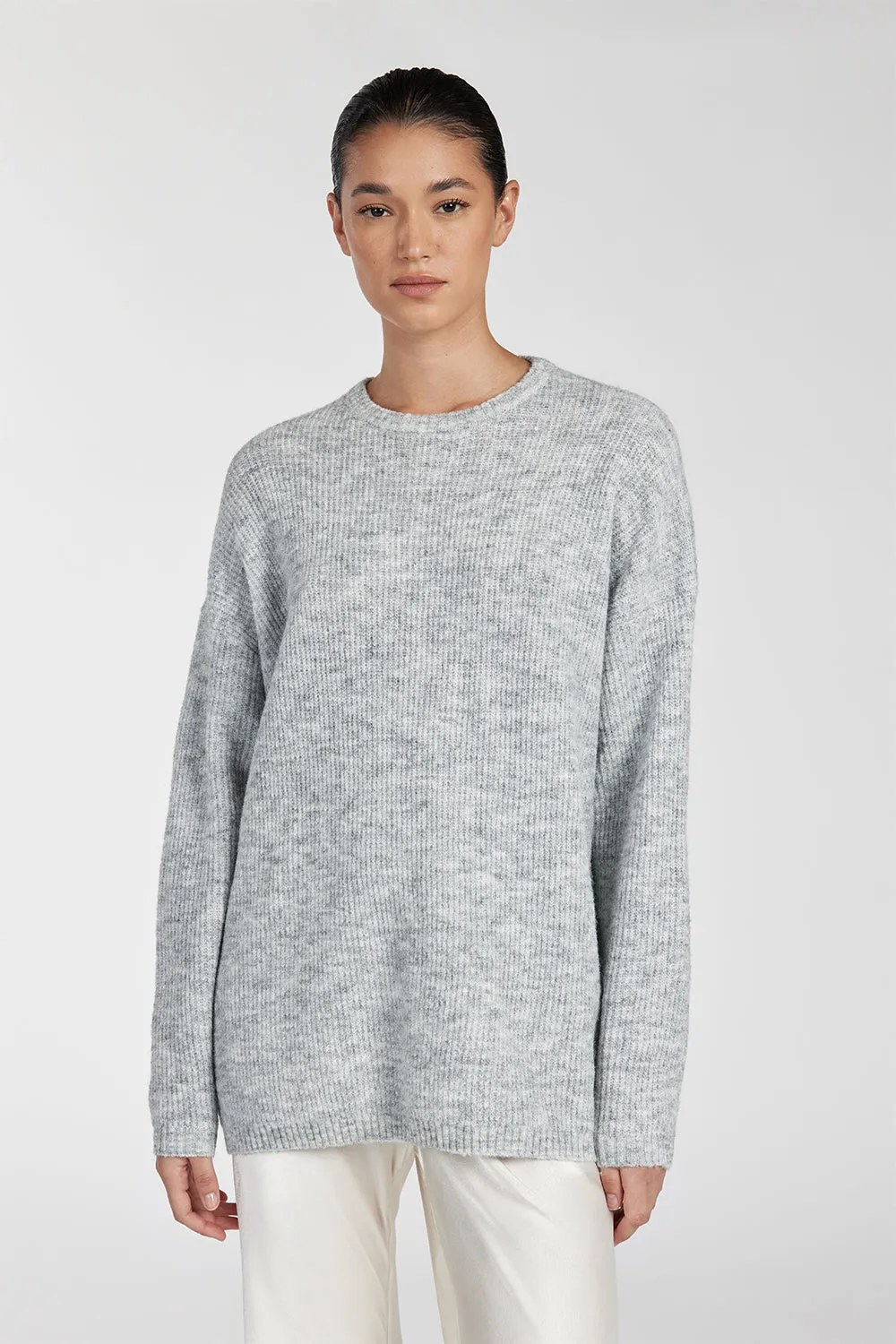 ANDERSON SILVER MARLE KNIT JUMPER