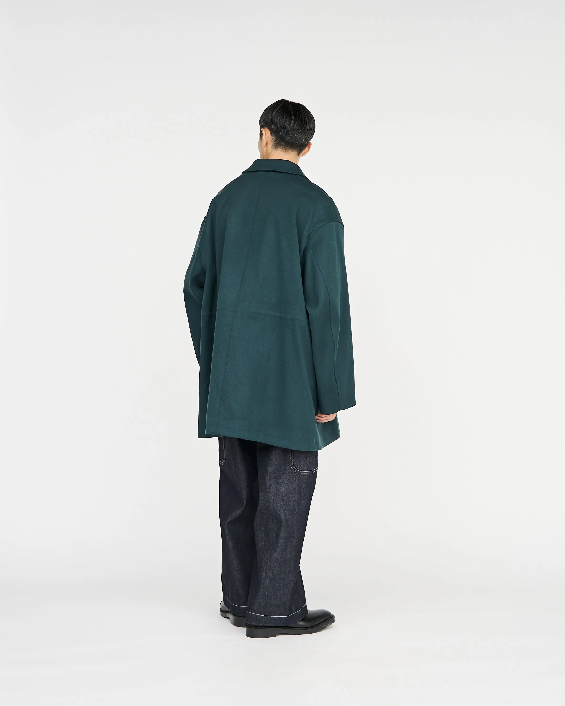 Back Twill Satin Coat