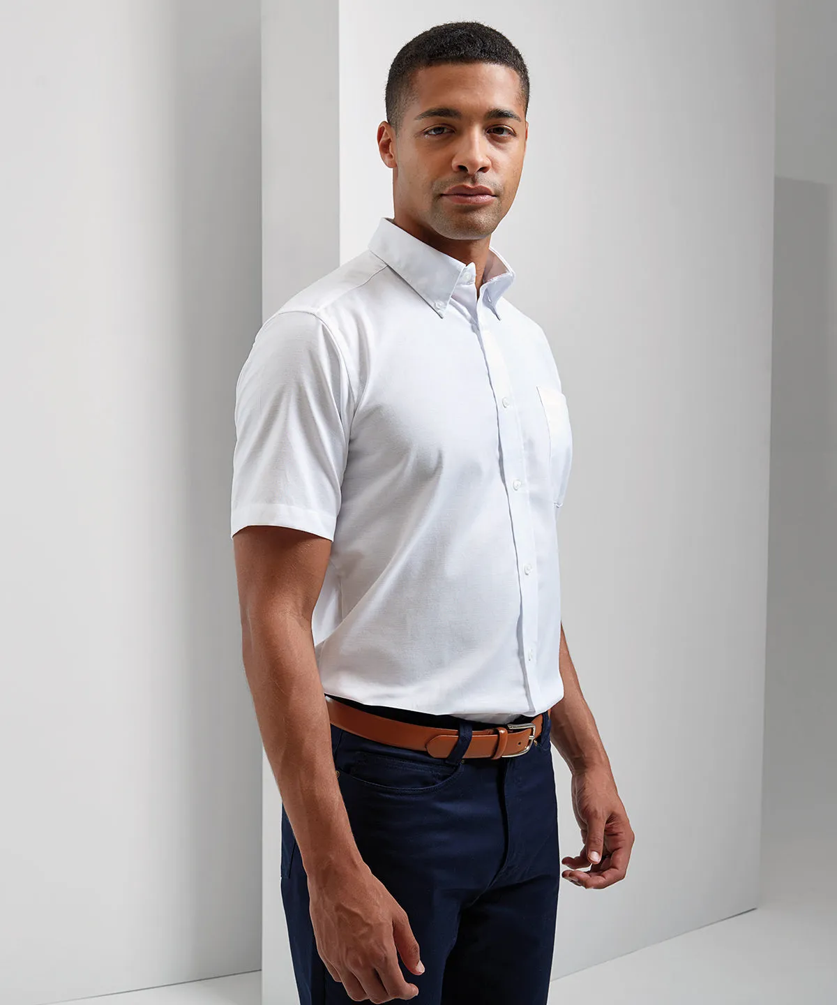 Black - Signature Oxford short sleeve shirt