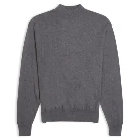 Burrows & Hare Mock Turtle Neck - Grey