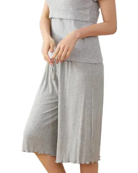 Chantelle Maternity Knee-Length Pants in Grey