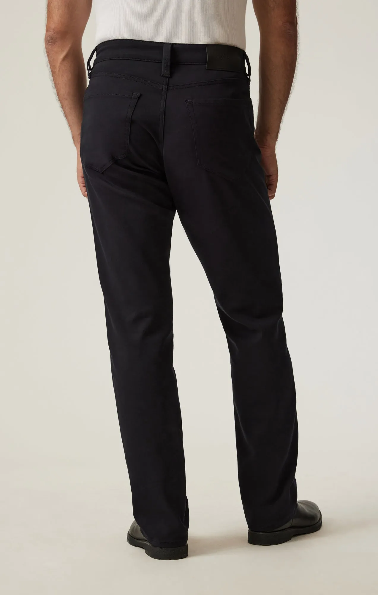 Charisma Relaxed Straight Pants in Black High Flyer