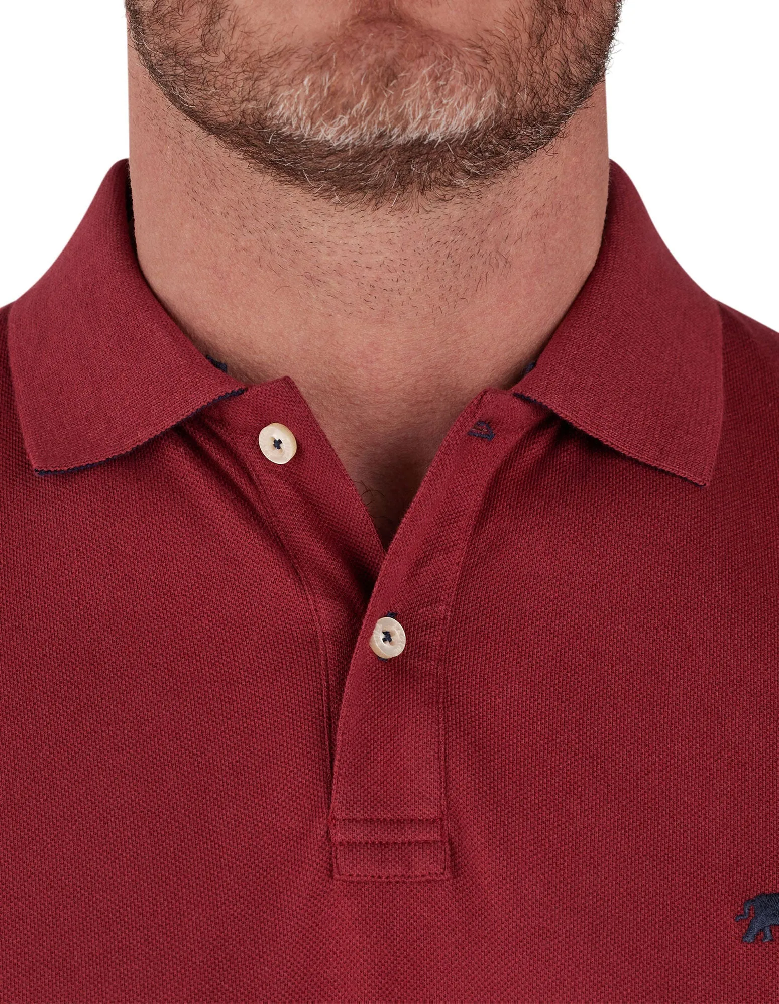 Classic Organic Polo - Claret