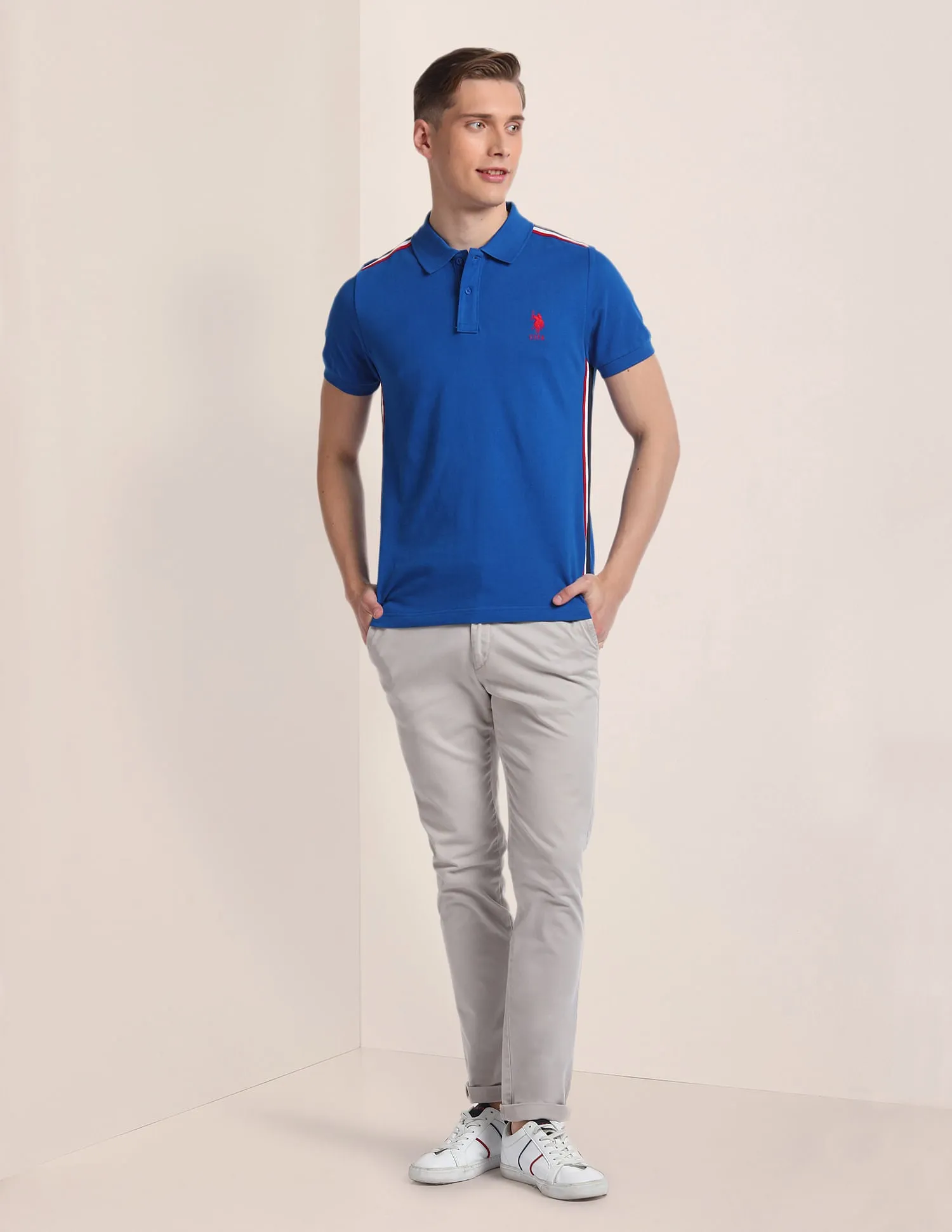 Cotton Slim Fit Polo Shirt