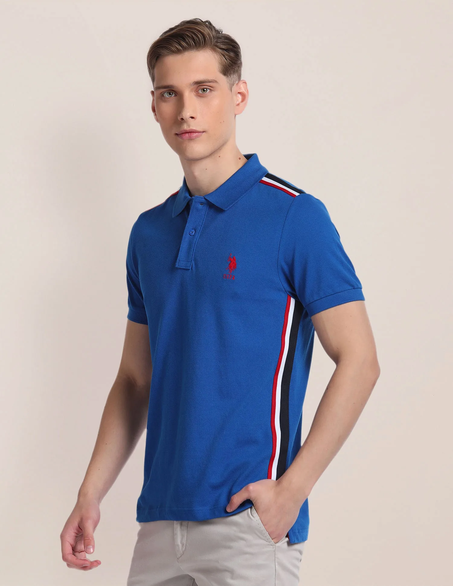 Cotton Slim Fit Polo Shirt