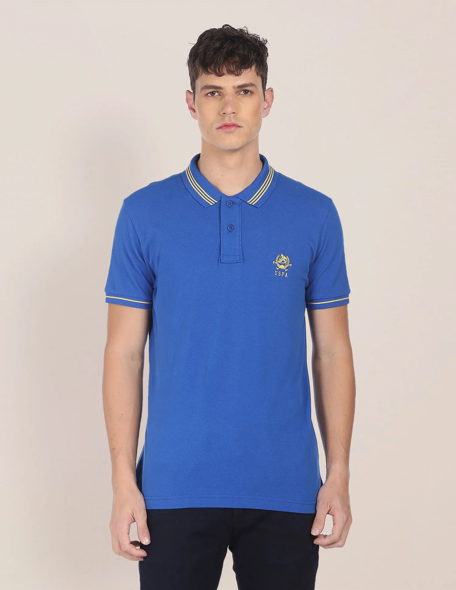 Cotton Solid Polo Shirt