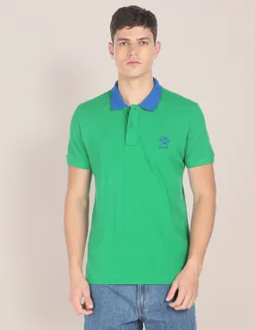 Cotton Solid Polo Shirt