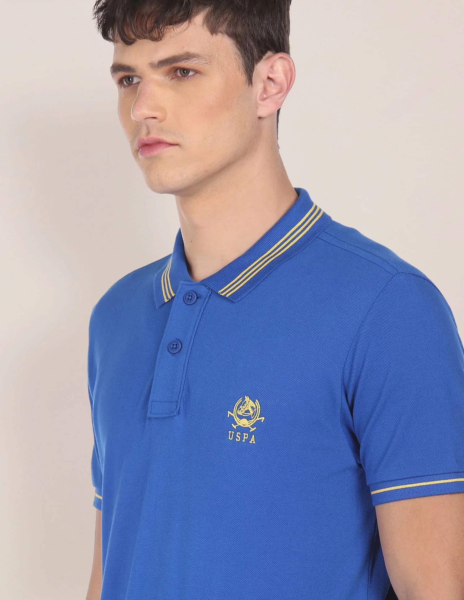 Cotton Solid Polo Shirt