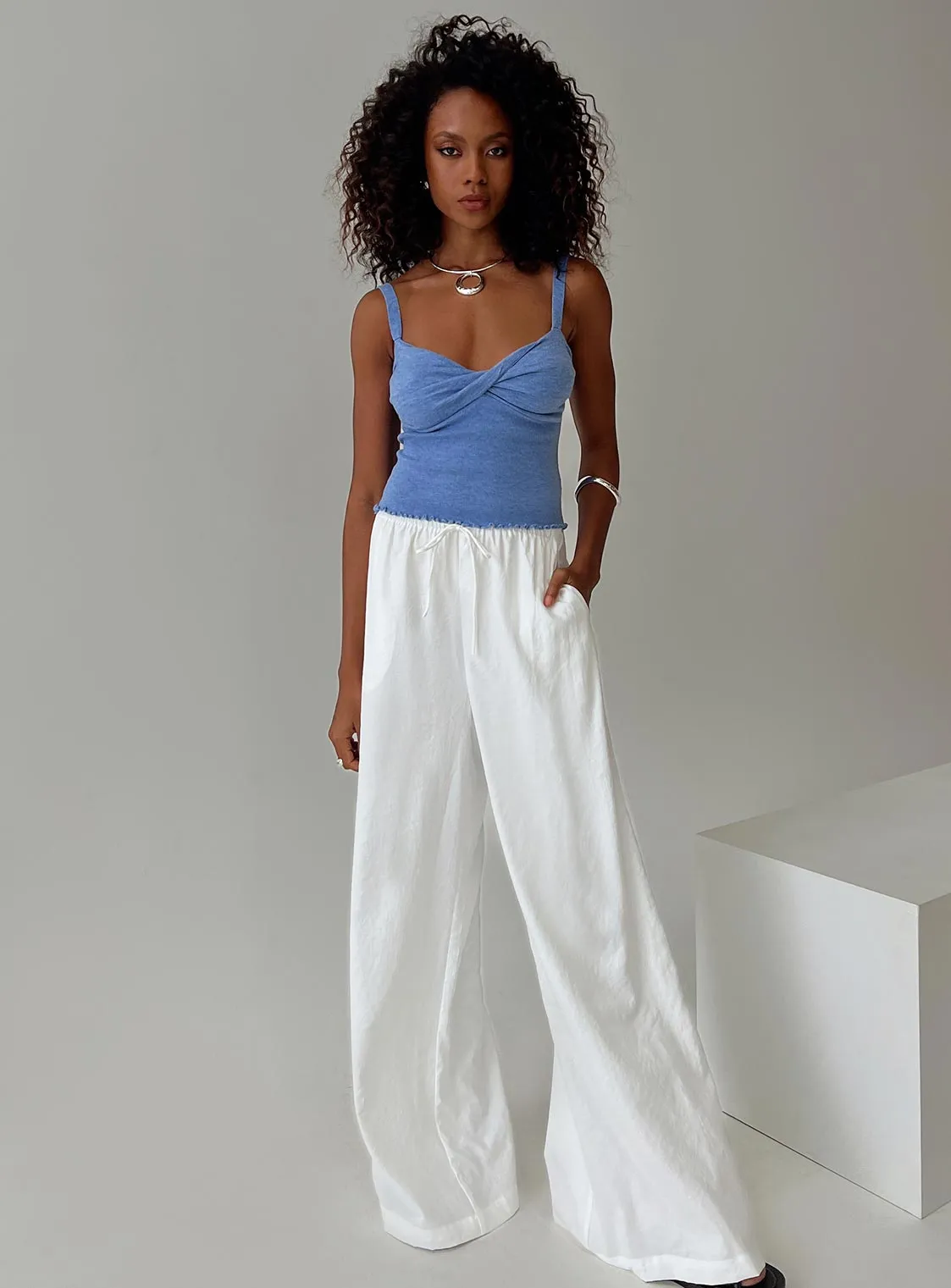 Dalma Twist Top Blue