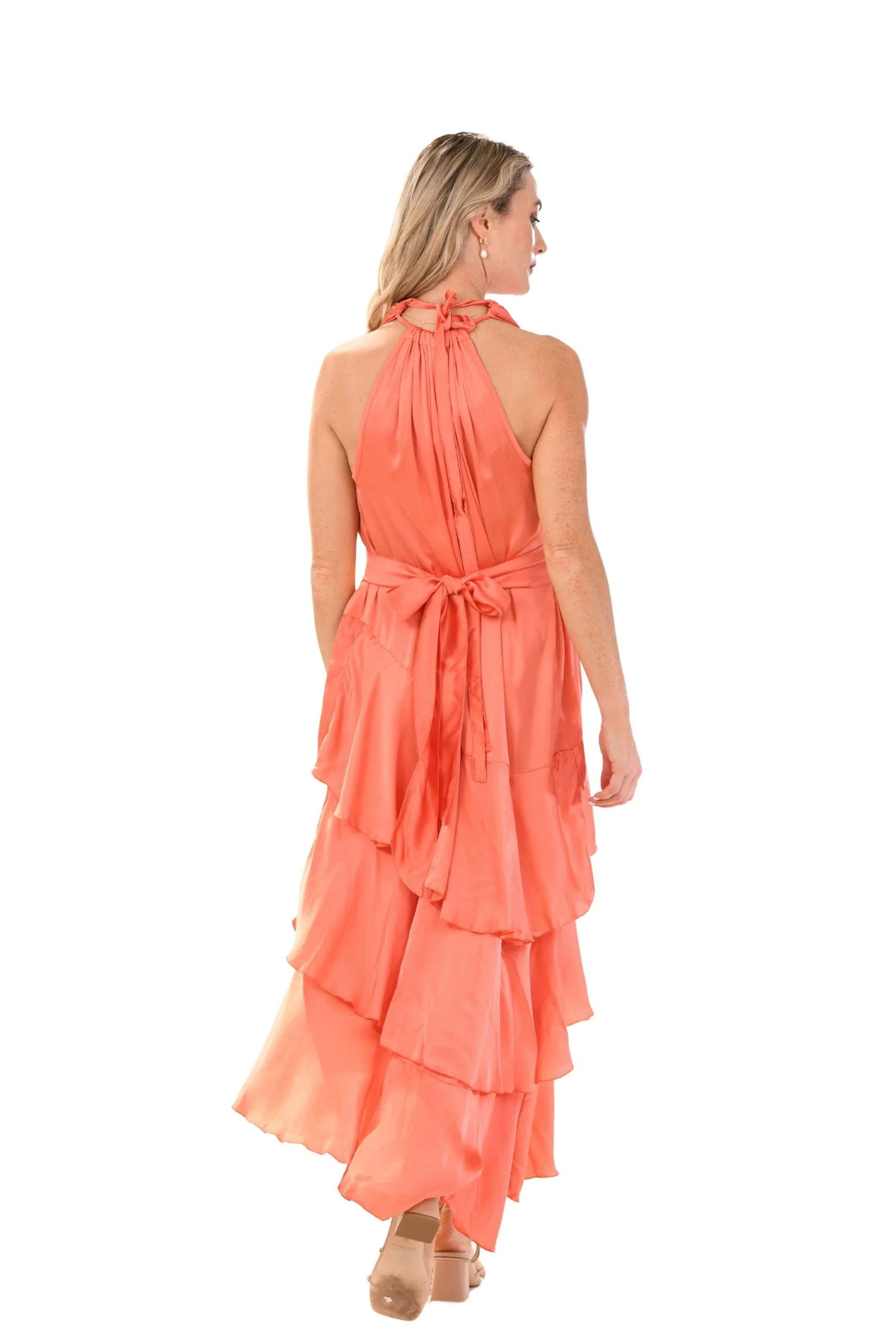 Heidi Dress / Coral