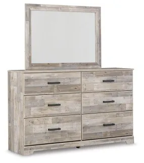 Hodanna Whitewash Dresser and Mirror