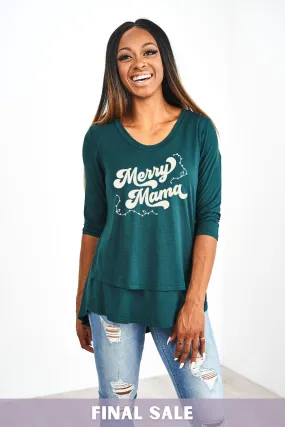 Latched Mama Holiday Nursing Tee - Final Sale