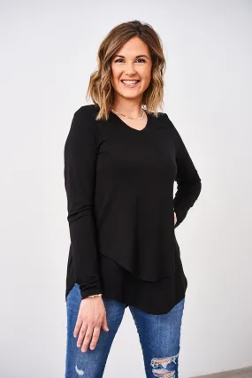 Latched Mama Long Sleeve V-Neck Tee