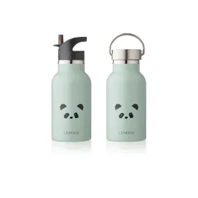 Liewood Anker Water Bottle - Panda Dusty Mint