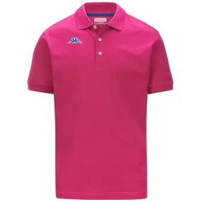 LOGO  HOLIVER MSS - Polo Shirts - Polo - Man - FUCHSIA-BLUE SAPPHIRE