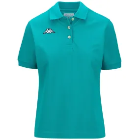 LOGO   SHARAS WSS - Polo Shirts - Polo - Woman - GREEN COLUMBIA