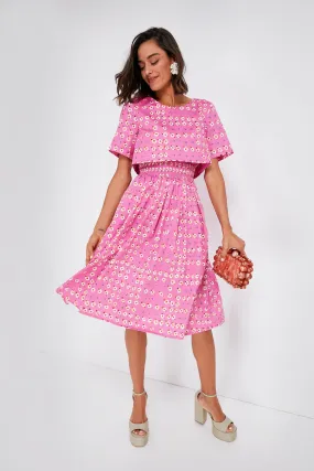 Magenta Daisy Lottie Dress