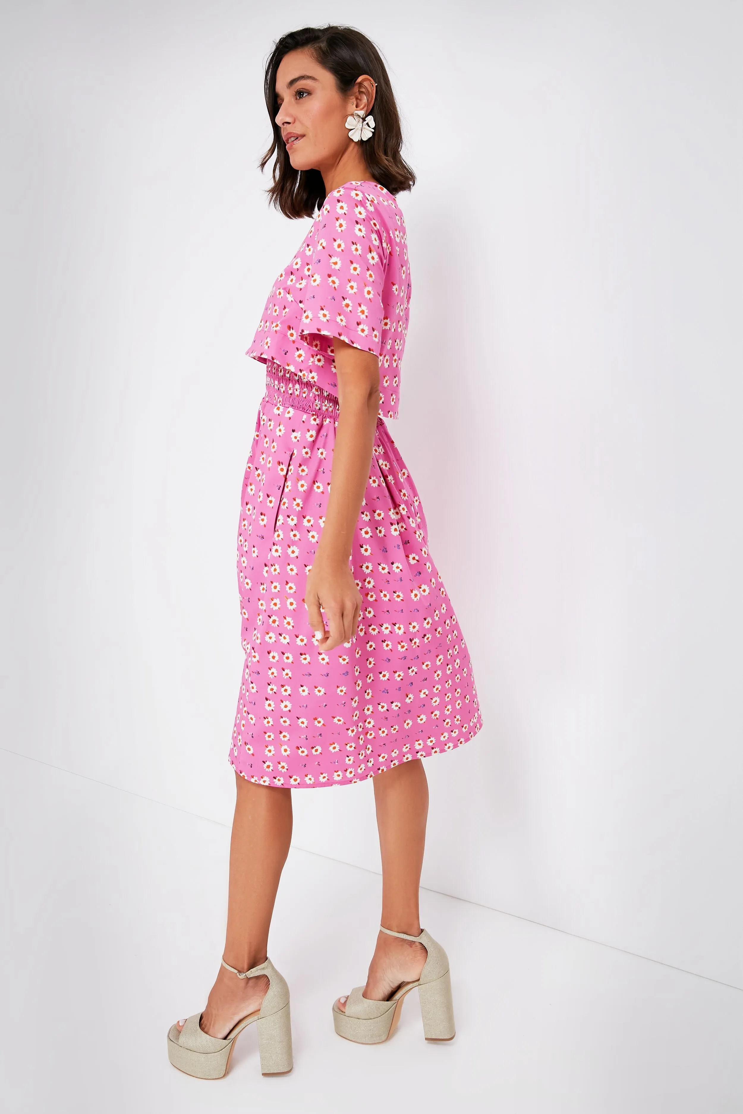 Magenta Daisy Lottie Dress