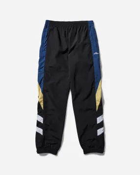 Men's Panelled Track Pants Black / Yellow