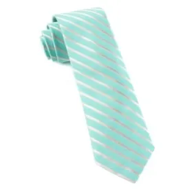 Mint Aisle Runner Stripe Necktie