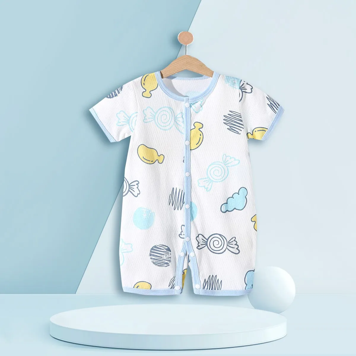 Newborn Infant Short Sleeves Romper