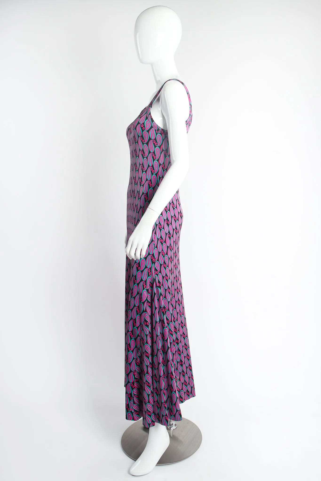 Paisley Jersey Maxi Dress & Jacket Set