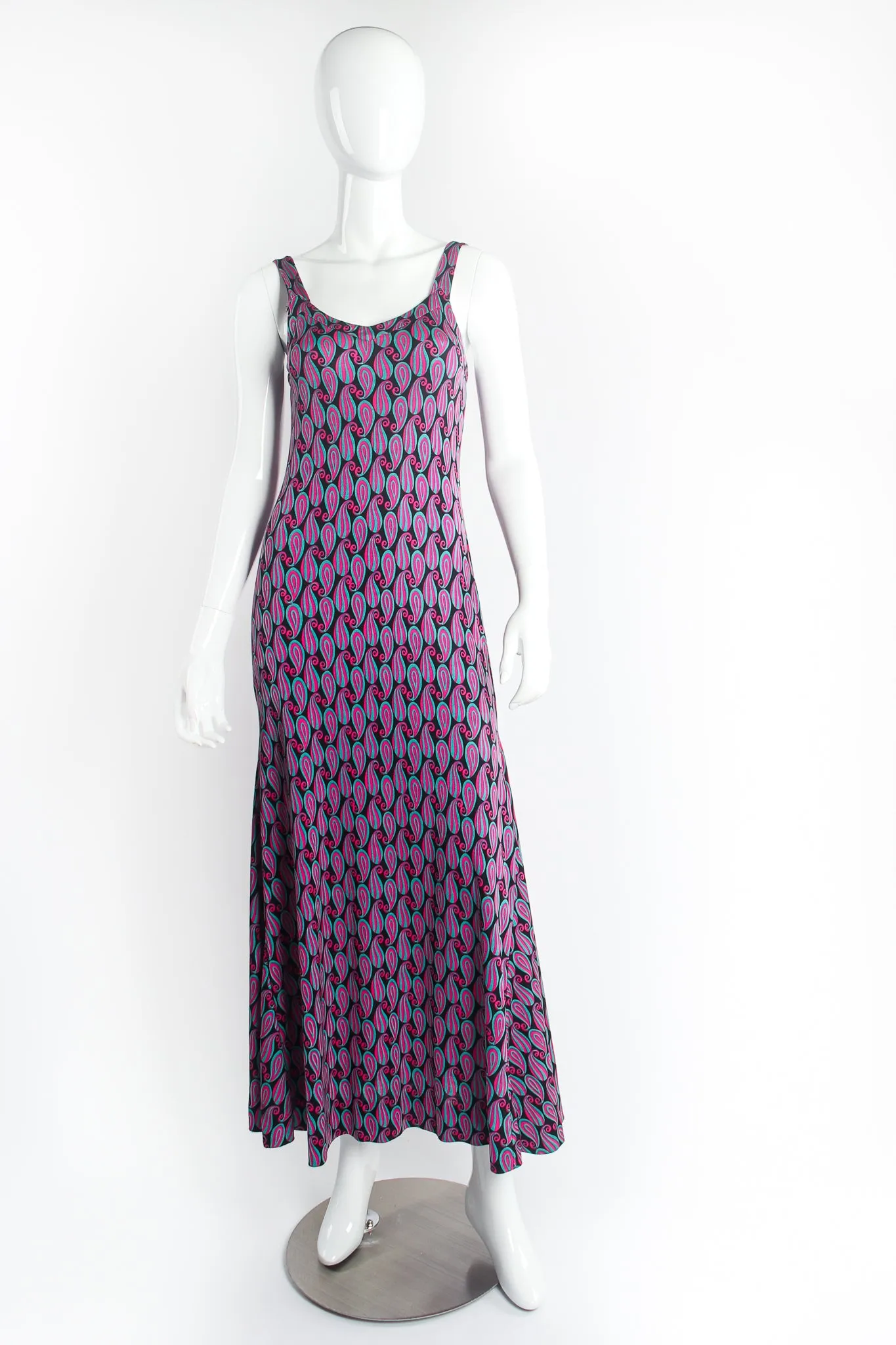 Paisley Jersey Maxi Dress & Jacket Set