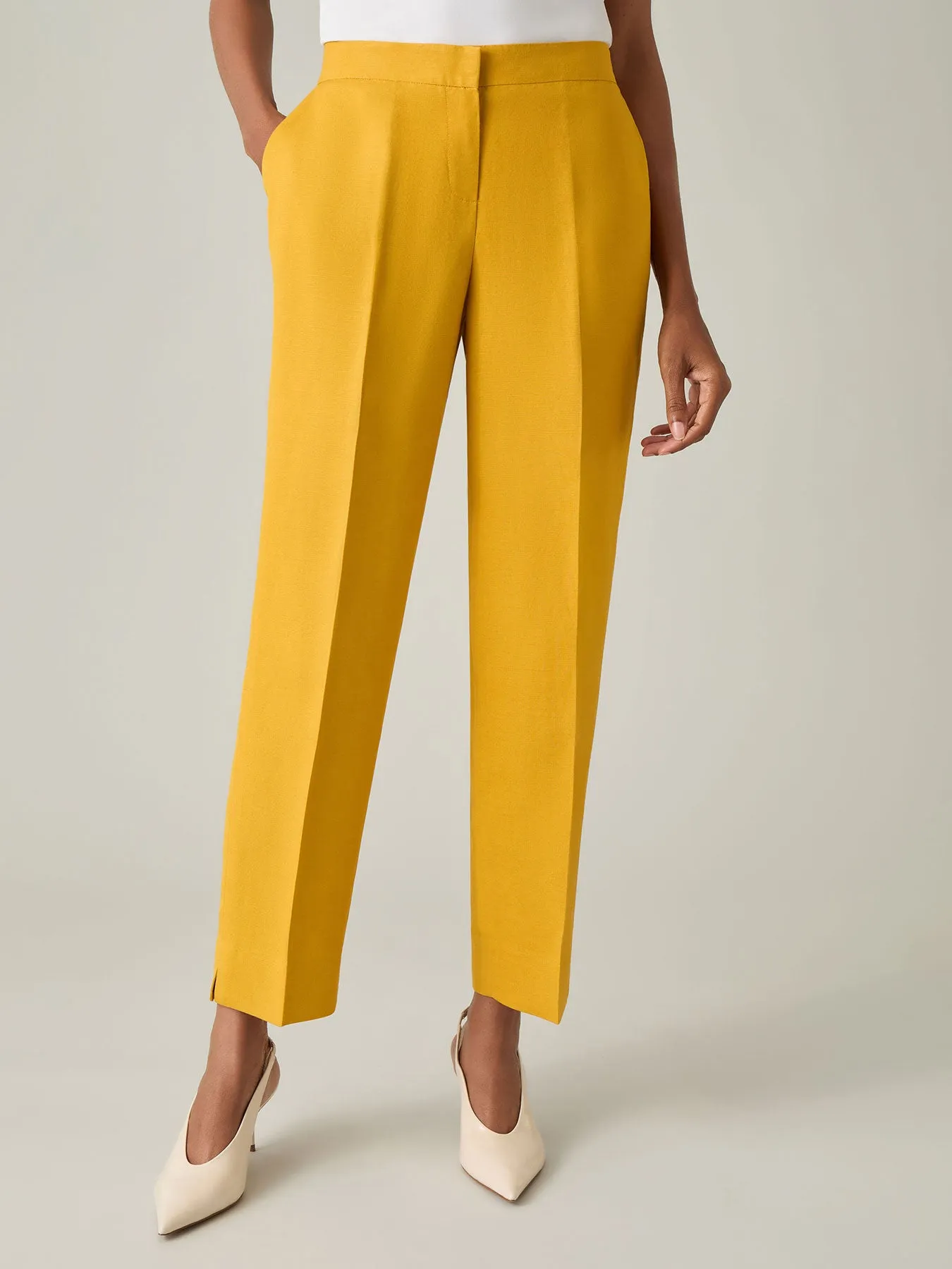 Petite Harper Pant, Linen