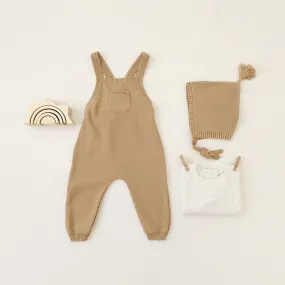 Quincy Mae Knit Overall - Honey