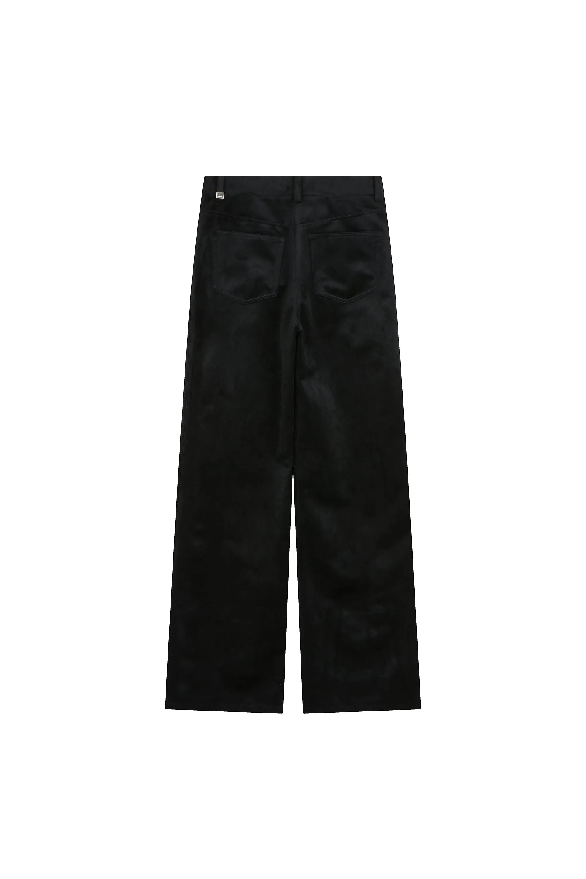 Soft Velvet Wide Pants