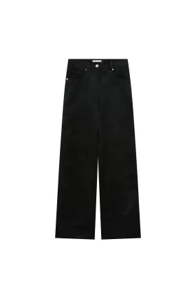 Soft Velvet Wide Pants