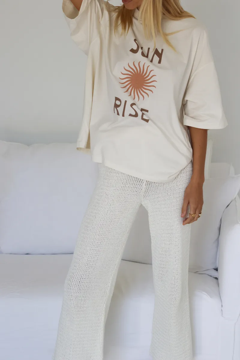 SUN RISE TEE - CREAM