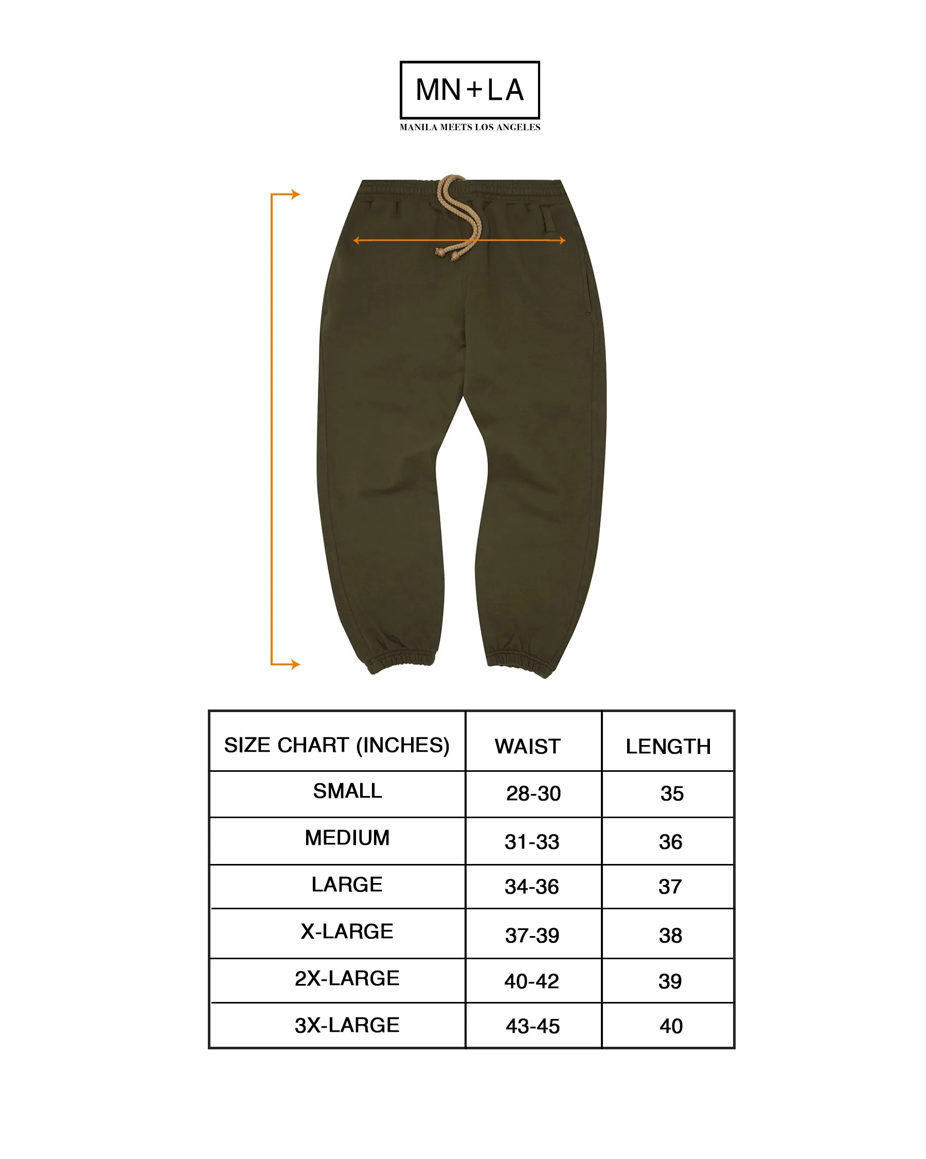 SWEATPANTS IN OLIVE