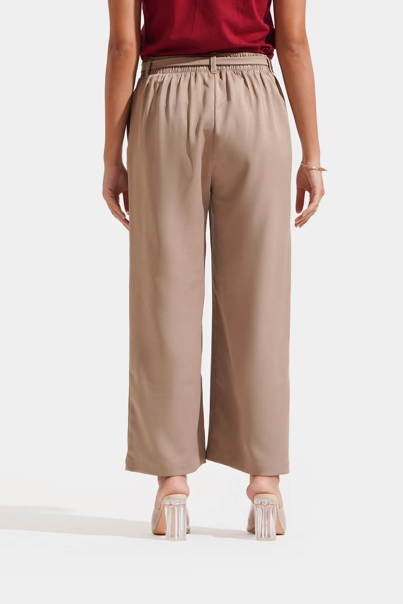 Tie Waist Wide Leg Cozy Pants