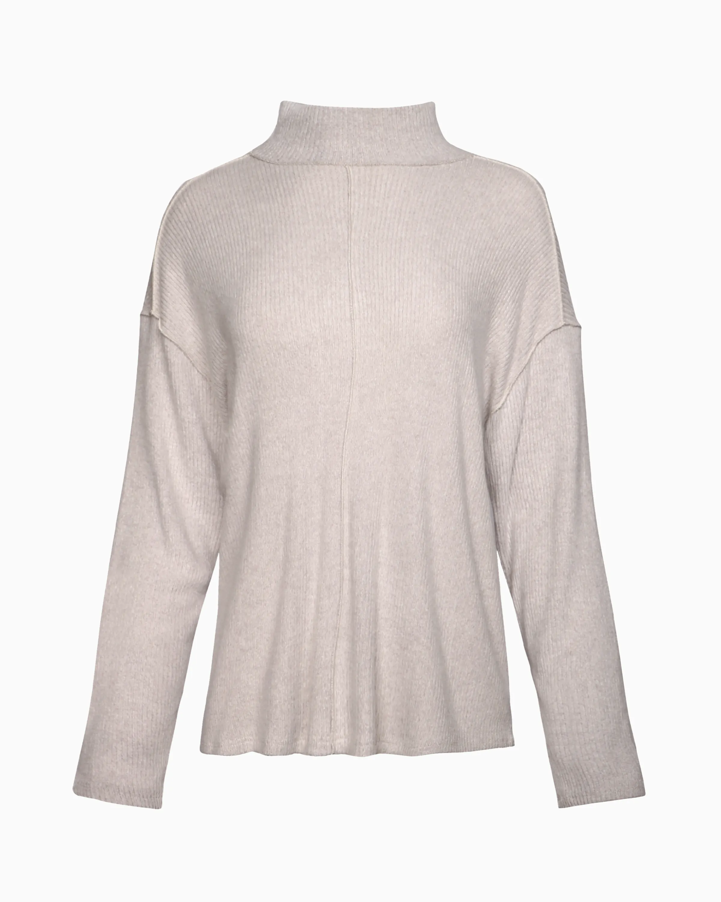 Turtleneck Sweater in Taupe Grey