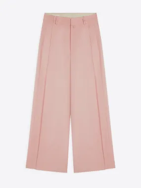 Wide pleated pants