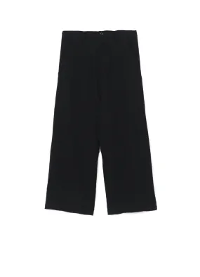 WOOL LONG STRAIGHT PANTS